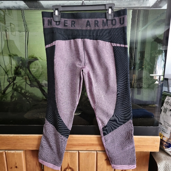 🩵 B2G1 EUC women's crop capris active running compression - Picture 2 of 3